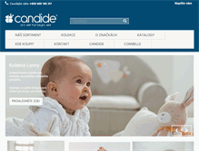 Tablet Screenshot of candide.cz